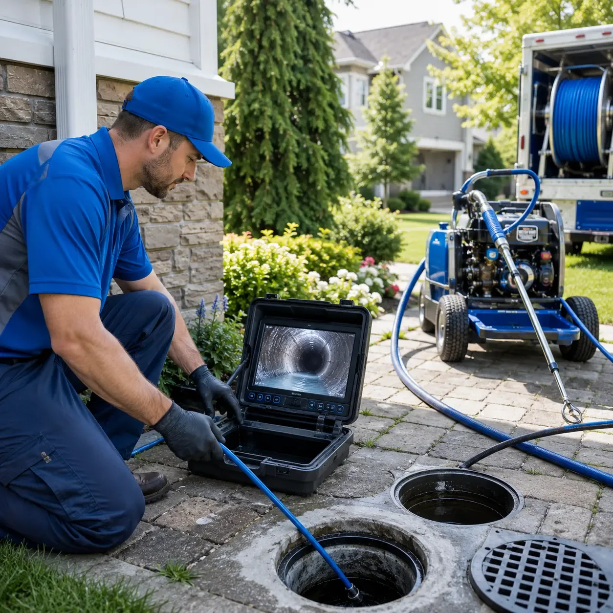Outdoor drain cleaning professionals serving Millerstown, PA
